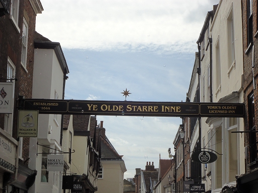 Ye Olde Starre Inne, Stonegate - One Of York's Most Famous And Historic Pubs